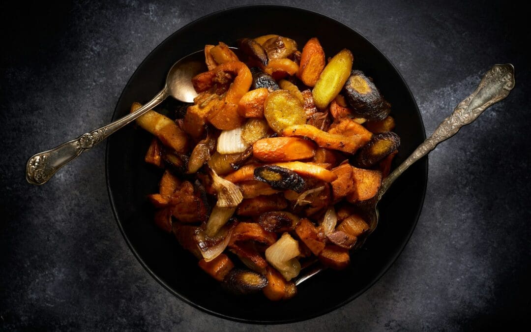 Harvest Glow Salad: Roasted Root Veggies with a Zesty Twist