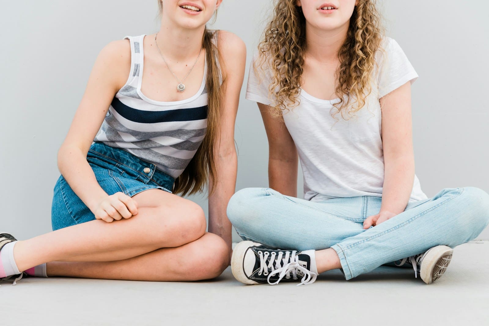 Photo by Melissa Walker Horn two women sitting near each other